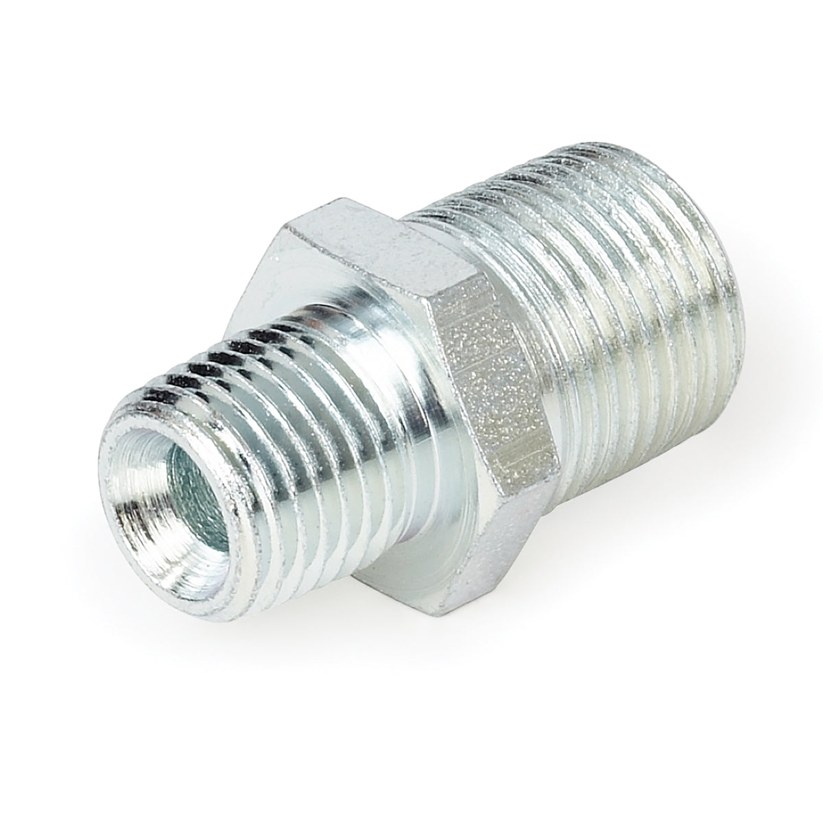 Hose fitting (nipple) 1/4 in npt x 3/8 in npt, MBE