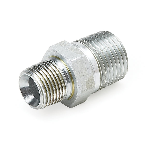 Hose fitting (nipple) 1/2 in npt x 3/8 in npt, MBE