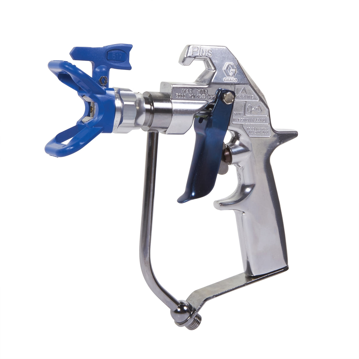 Silver Plus airless spray gun, 2 finger, RAC X
