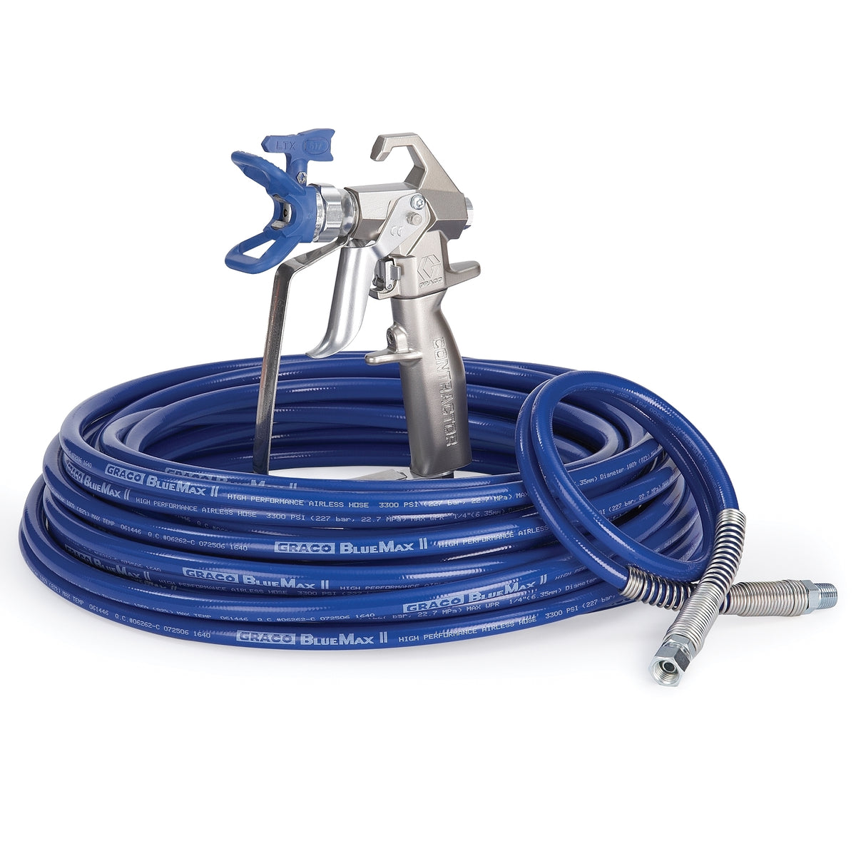 Contractor gun and hose kit, RAC X LTX 517, 1/4 in x 15 m