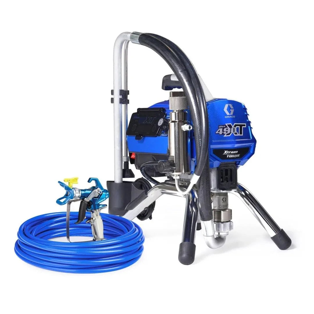 Graco Ultra 490 XT stand sprayer with hose and Contractor PC handpiece